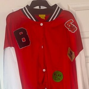 Lightweight varsity jacket